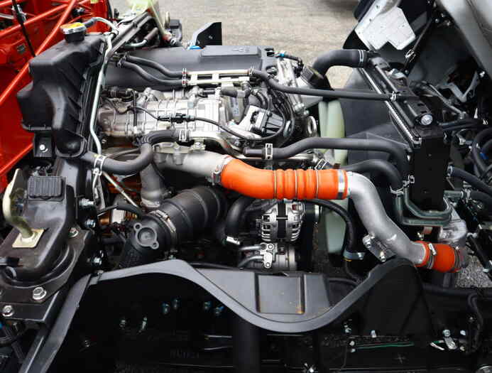 三菱 キャンター 小型 車輌重機運搬 4段クレーン ラジコン|画像19