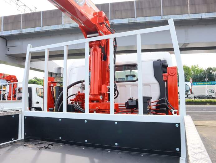 三菱 キャンター 小型 車輌重機運搬 4段クレーン ラジコン|画像7