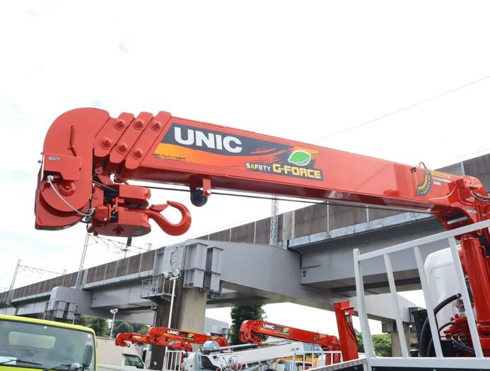 三菱 キャンター 小型 車輌重機運搬 4段クレーン ラジコン|画像11