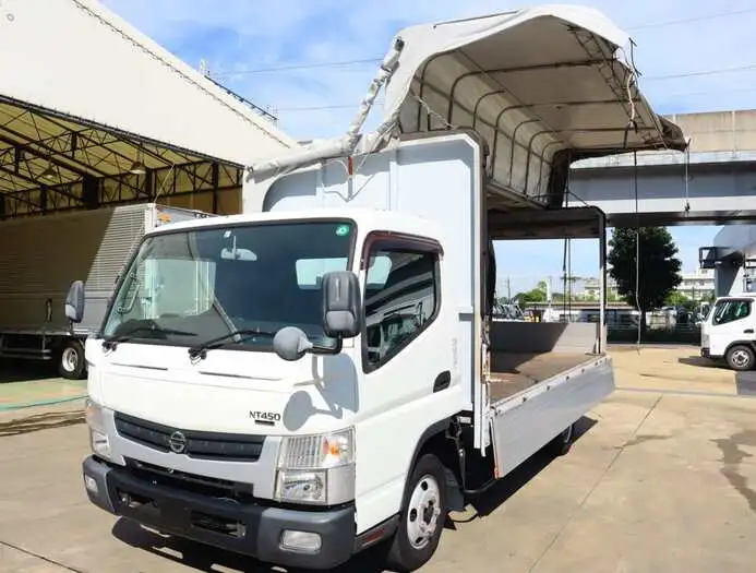 日産 アトラス 小型 ウイング 幌ウイング TRG-FEB5Wの中古トラック画像1