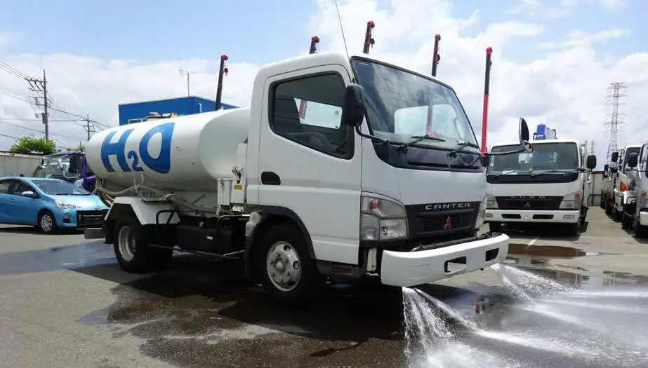 三菱 キャンター 小型 タンク車 散水車 PA-FE83DCYの中古トラック画像3