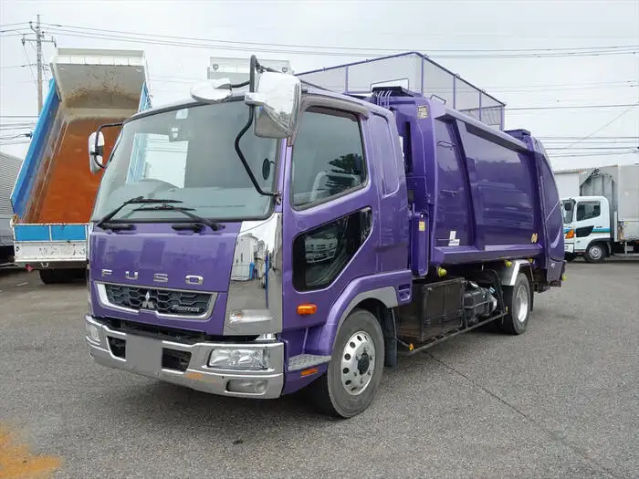 三菱 ファイター 中型/増トン パッカー車 プレス式 ベッド の中古トラック【車両No.133373】