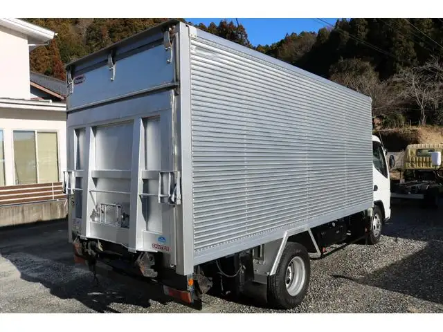 三菱 キャンター 小型 アルミバン パワーゲート 床鉄板の中古トラック画像2