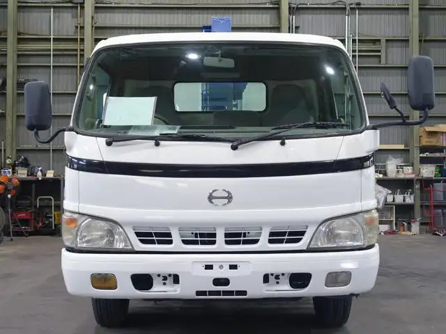 日野 デュトロ 小型 クレーン付 床鉄板 3段の中古トラック画像2