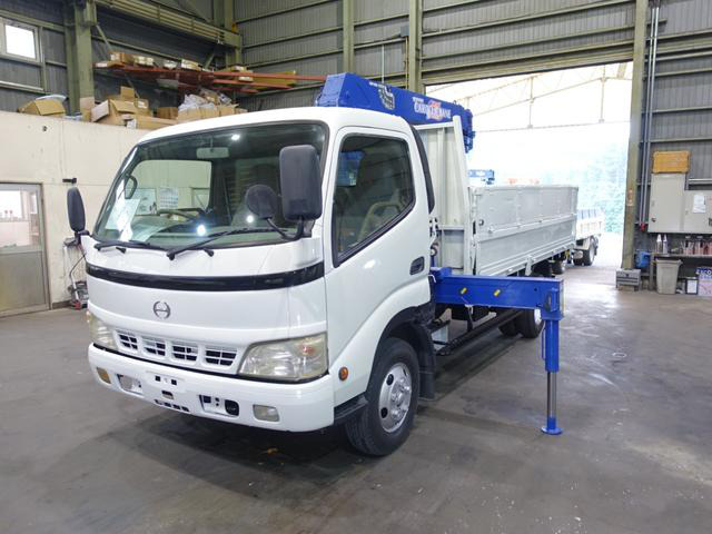 日野 デュトロ 小型 クレーン付 ワイドロング KK-XZU411M