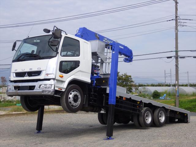 三菱 ファイター 中型/増トン 車両重機運搬 セルフローダー 2DG-FQ62F