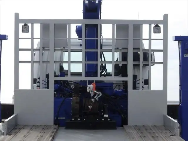 三菱 ファイター 中型/増トン 車両重機運搬 4段クレーン ラジコンの中古トラック画像5