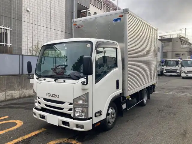 いすゞ エルフ 小型 アルミバン パワーゲート 2RG-NLR88ANの中古トラック画像1