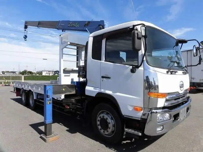 日産UD コンドル 中型/増トン クレーン付 床鉄板 3段の中古トラック画像2