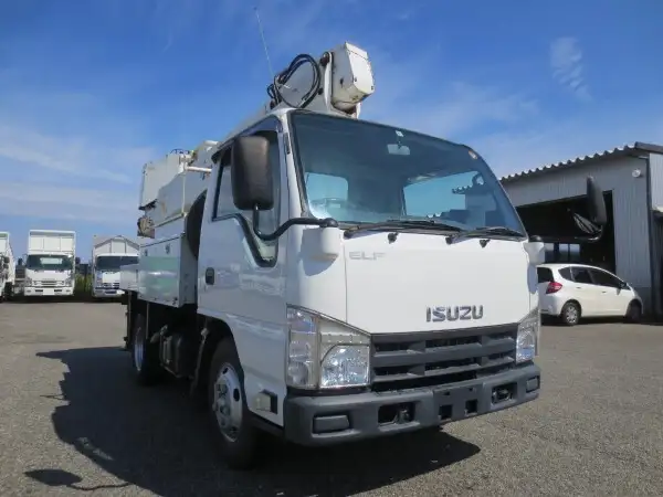 いすゞ エルフ 小型 高所・建柱車 高所作業車 電工仕様の中古トラック画像4