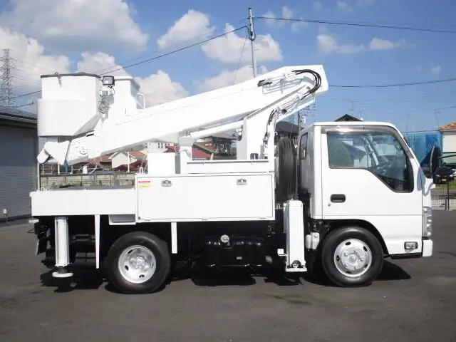 いすゞ エルフ 小型 高所・建柱車 高所作業車 電工仕様の中古トラック画像3