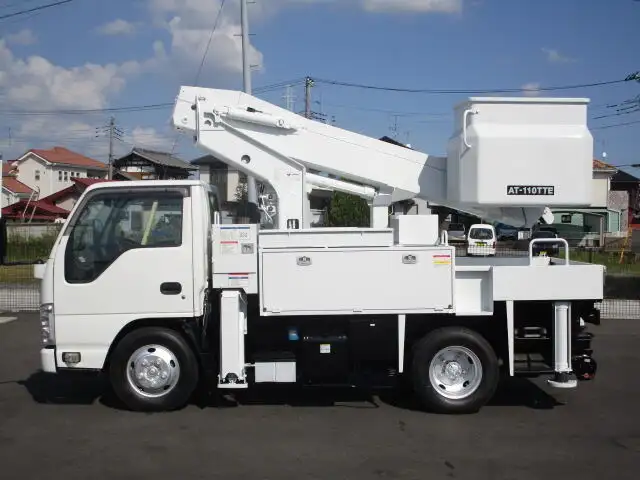 いすゞ エルフ 小型 高所・建柱車 高所作業車 電工仕様の中古トラック画像4