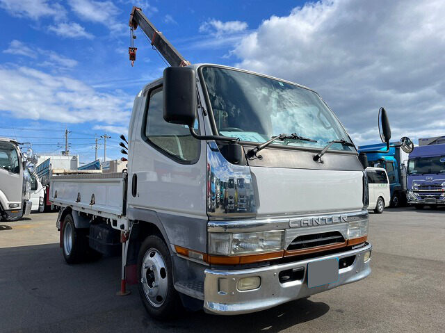 三菱 キャンター 小型 クレーン付 横置簡易クレーン 床鉄板|画像2