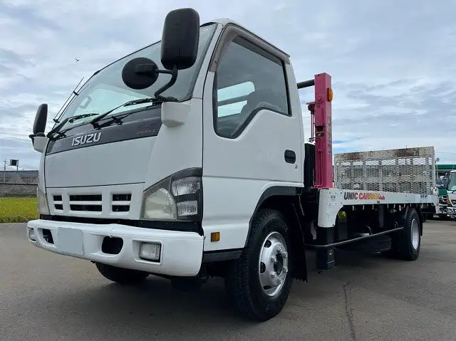 いすゞ エルフ 小型 車両重機運搬 ラジコン ウインチの中古トラック画像1