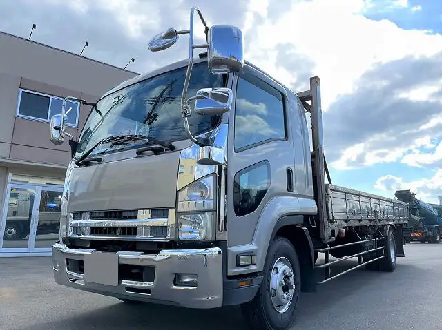 いすゞ フォワード 中型/増トン 平ボディ ベッド PKG-FSR34S2の中古トラック画像1