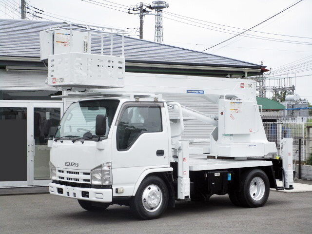 いすゞ エルフ 小型 高所・建柱車 高所作業車 TKG-NKR85N