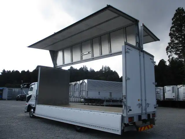 三菱 ファイター 中型/増トン ウイング ベッド 2KG-FK61Fの中古トラック画像5