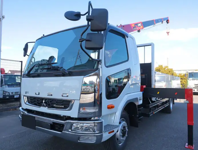 三菱 ファイター 中型/増トン クレーン付 アルミブロック 4段の中古トラック画像1