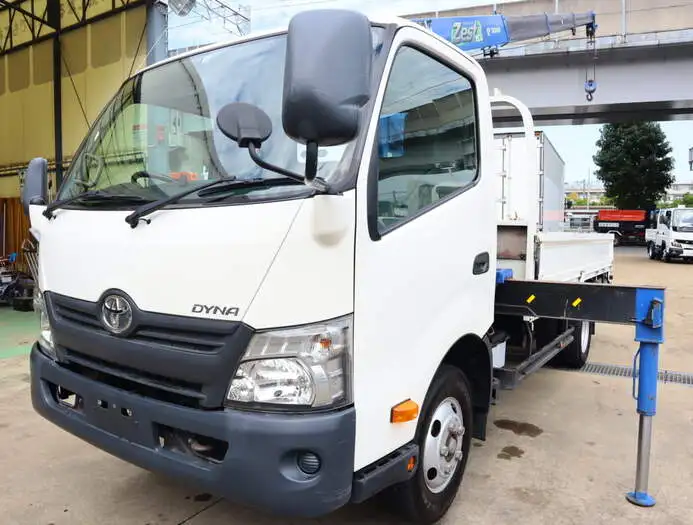 トヨタ ダイナ 小型 クレーン付 床鉄板 4段 の中古トラック【車両No.134120】