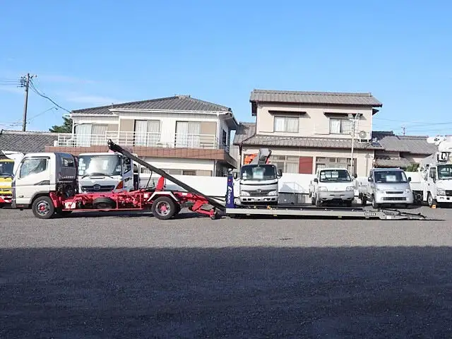 三菱 キャンター 小型 車両重機運搬 ラジコン ウインチの中古トラック画像5