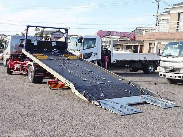 三菱 キャンター 小型 車両重機運搬 ラジコン ウインチの中古トラック画像7