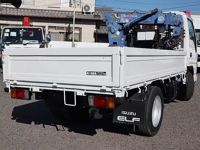 いすゞ エルフ 小型 クレーン付 横置簡易クレーン 床鉄板の中古トラック画像3