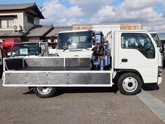 いすゞ エルフ 小型 クレーン付 横置簡易クレーン 床鉄板の中古トラック画像5