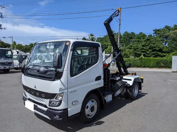 三菱 キャンター 小型 アームロール ツインホイスト 2RG-FBAV0の中古トラック画像1