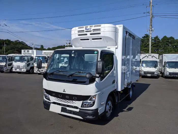 三菱 キャンター 小型 冷凍冷蔵 低温 床アルミの中古トラック画像1