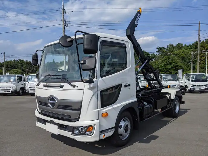 日野 レンジャー 中型/増トン アームロール ツインホイスト 2KG-FC2ABAの中古トラック画像1