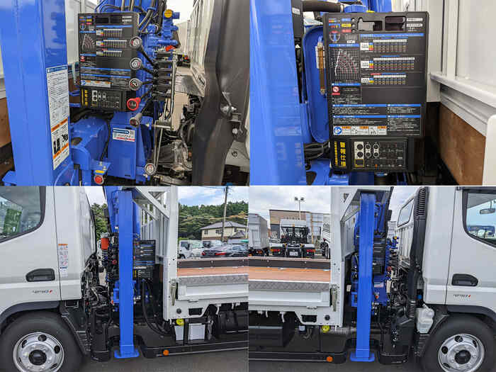 三菱 キャンター 小型 車輌重機運搬 4段クレーン ラジコン|画像7
