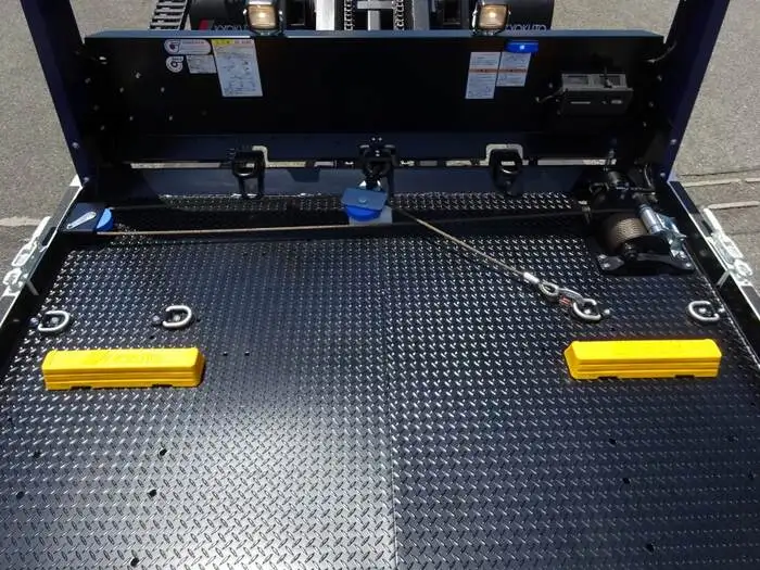 三菱 キャンター 小型 車両重機運搬 ラジコン ウインチの中古トラック画像6