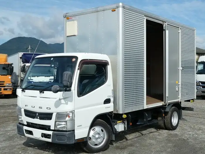 三菱 キャンター 小型 アルミバン サイドドア TKG-FEA50の中古トラック画像1