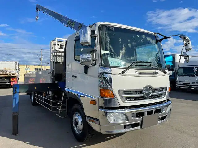 日野 レンジャー 中型/増トン クレーン付 アルミブロック エアサスの中古トラック画像2