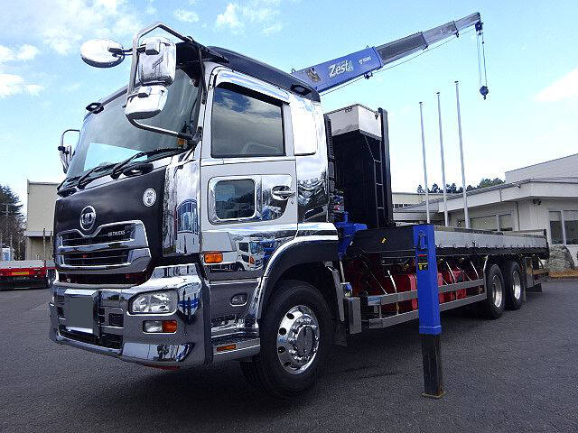 日産UD クオン 大型 車両重機運搬 セルフローダー QKG-CW5ZL