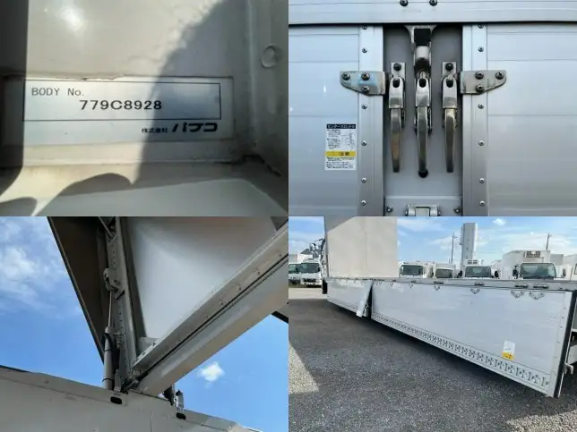 三菱 ファイター 中型/増トン ウイング ベッド TKG-FK61Fの中古トラック画像11