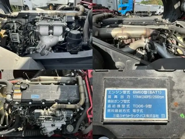 三菱 ファイター 中型/増トン ウイング ベッド TKG-FK61Fの中古トラック画像19