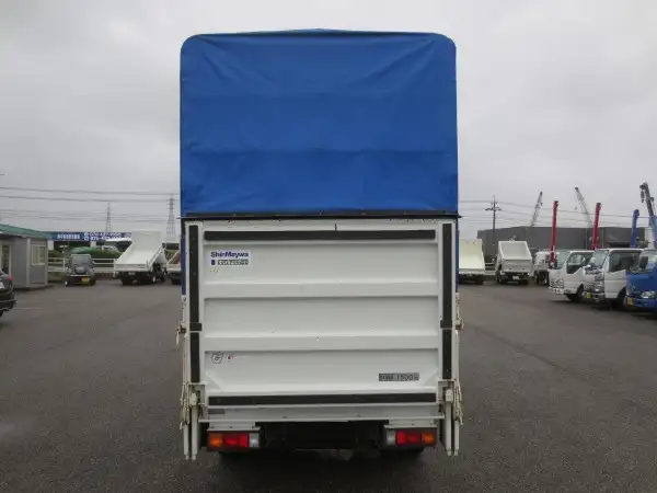 三菱 キャンター 小型 平ボディ 幌 パワーゲートの中古トラック画像6