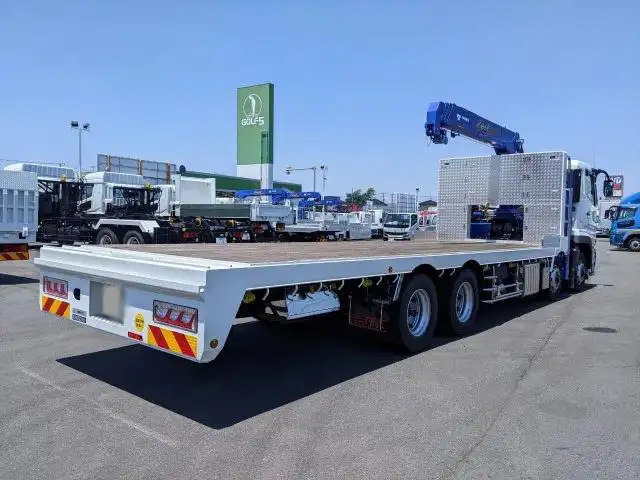 三菱 スーパーグレート 大型 車両重機運搬 4段クレーン ラジコンの中古トラック画像3