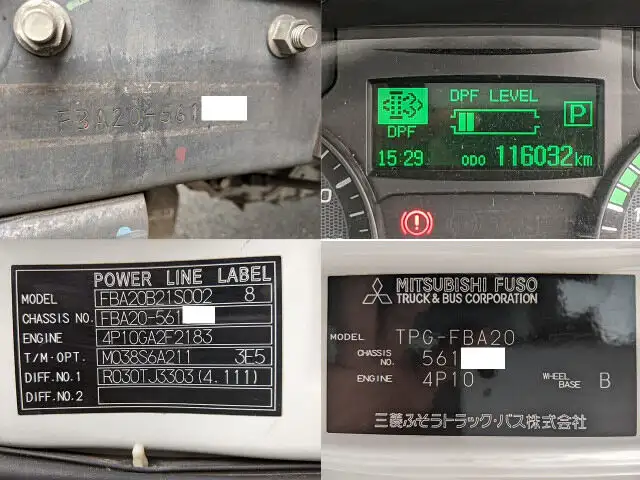 三菱 キャンター 小型 平ボディ TPG-FBA20 H30の中古トラック画像7