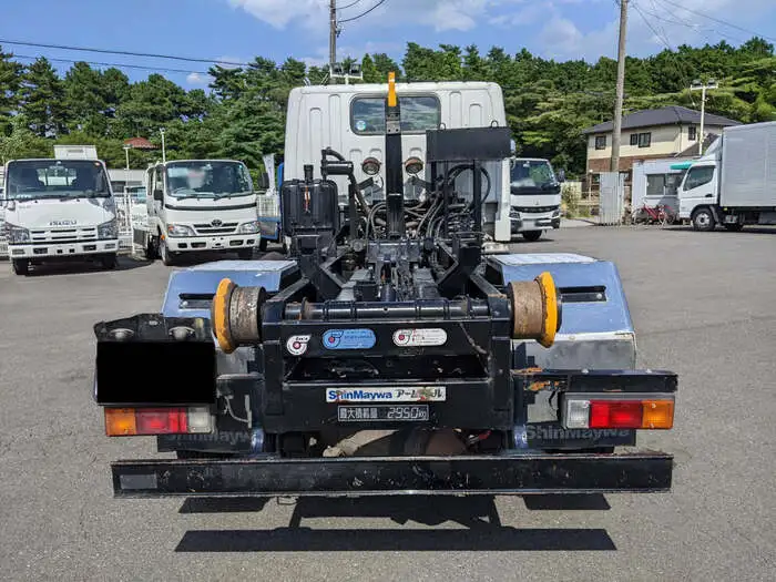 三菱 キャンター 小型 アームロール コンテナ付き ツインホイストの中古トラック画像5