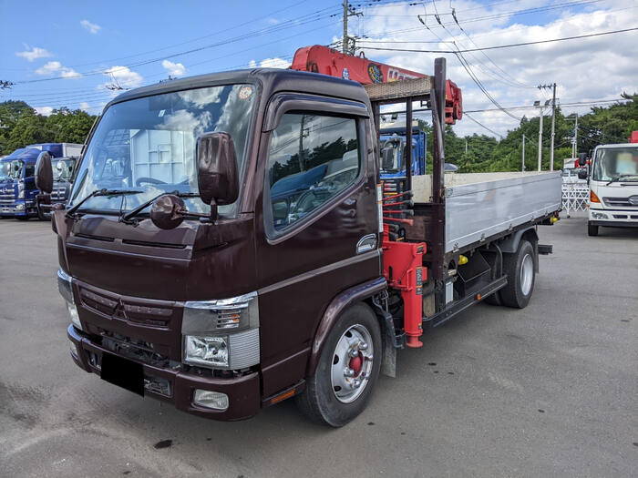 三菱 キャンター 小型 クレーン付 標準ロング TPG-FEA80