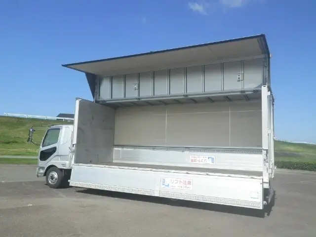 三菱 ファイター 中型/増トン ウイング エアサス ベッドの中古トラック画像5