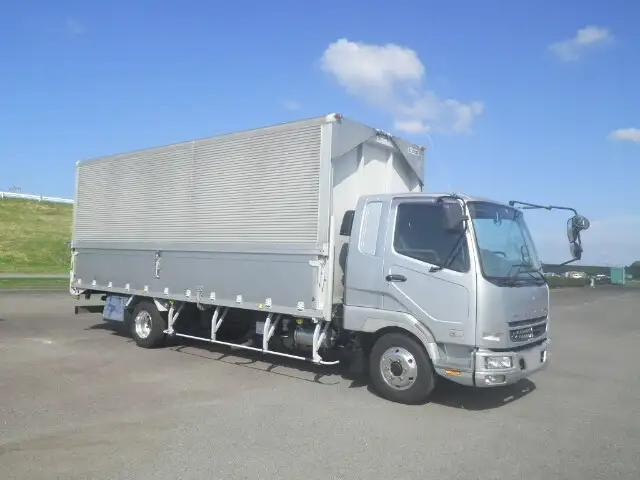 三菱 ファイター 中型/増トン ウイング エアサス ベッドの中古トラック画像2