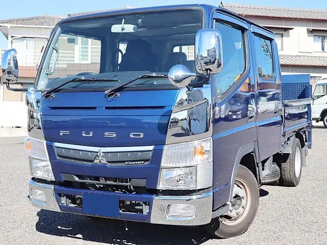 三菱 キャンター 小型 平ボディ Wキャブ パワーゲート の中古トラック【車両No.134438】