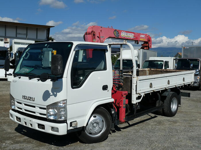 いすゞ エルフ 小型 クレーン付 標準ロング TKG-NKR85R