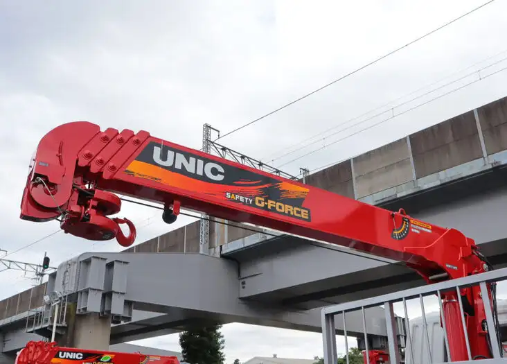三菱 ファイター 中型/増トン 車両重機運搬 4段クレーン ラジコンの中古トラック画像12