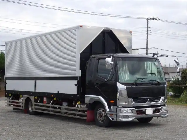 三菱 ファイター 中型/増トン ウイング エアサス ベッドの中古トラック画像2