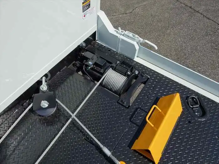 三菱 キャンター 小型 車両重機運搬 ラジコン ウインチの中古トラック画像7