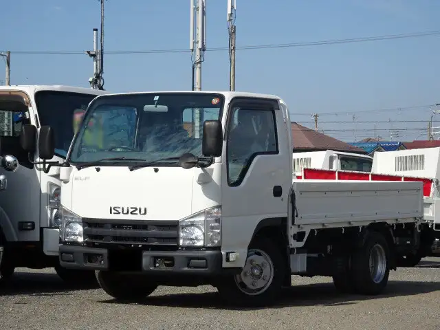 いすゞ エルフ 小型 平ボディ TKG-NJR85A H25｜画像1